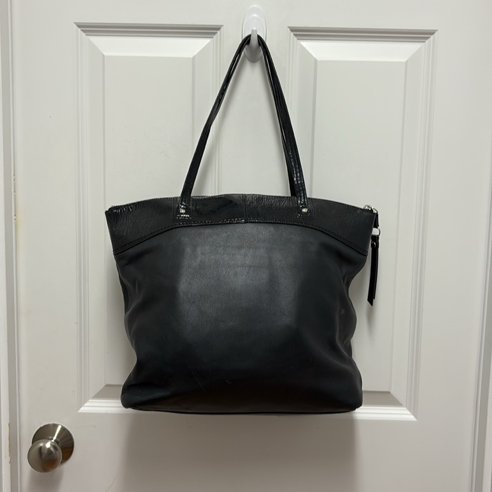 COACH Large Black Zippered Tote Bag‎ - Picture 4 of 13